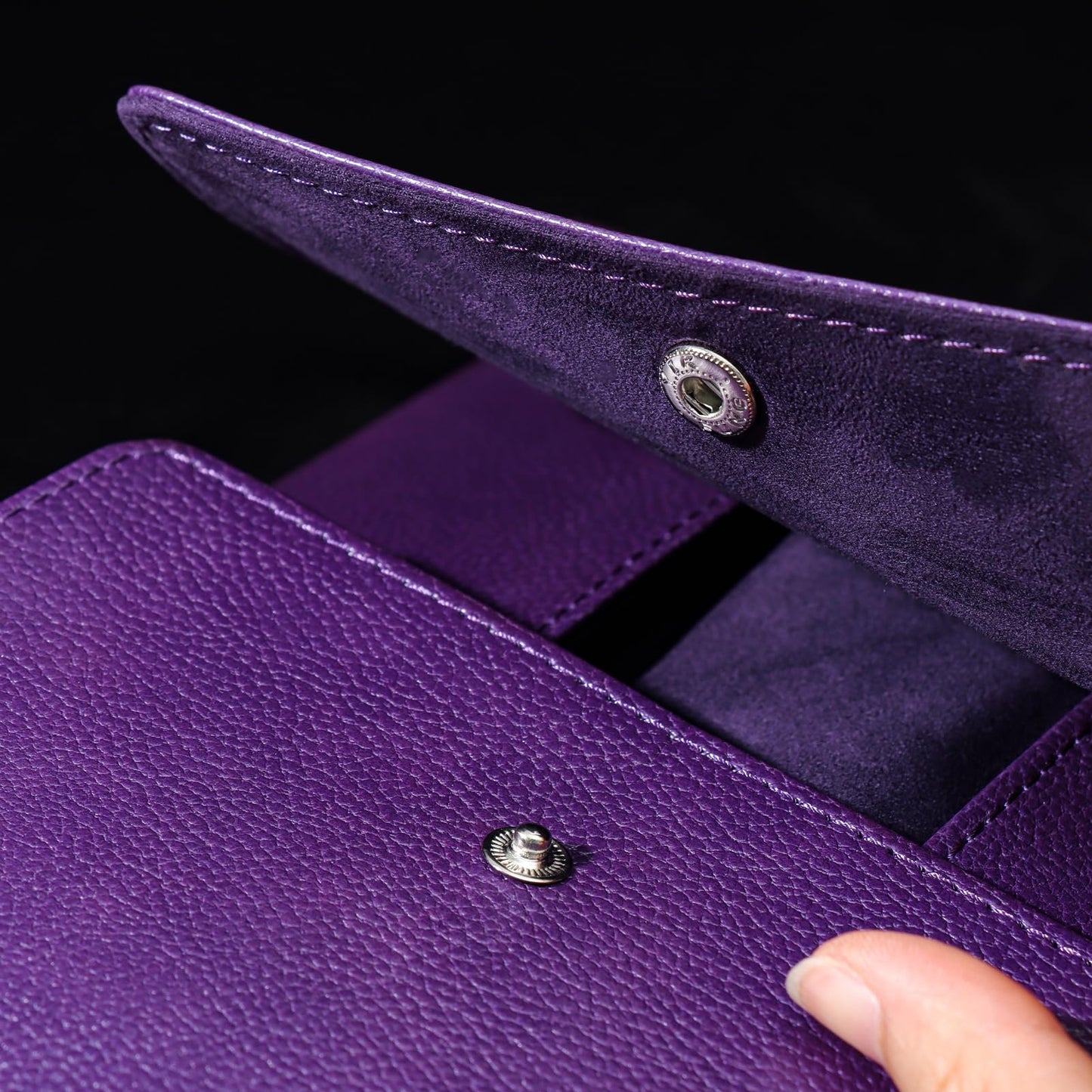 Vidifina Ring/Earring/Necklace/Bracelet Jewelry Set Bag Luxury Gift Bag for Anniversary Birthday Christmas Jewelry Storage Case for Women (PURPLE) BAG ONLY