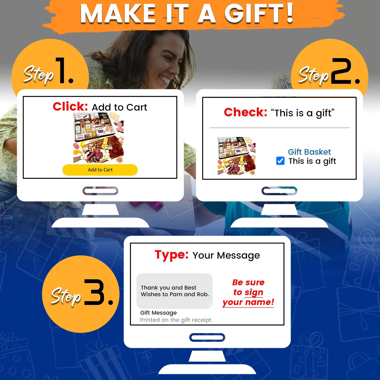 Deluxe Meat and Cheese Gift Basket – Gourmet Charcuterie Assortment & Snack Bundle