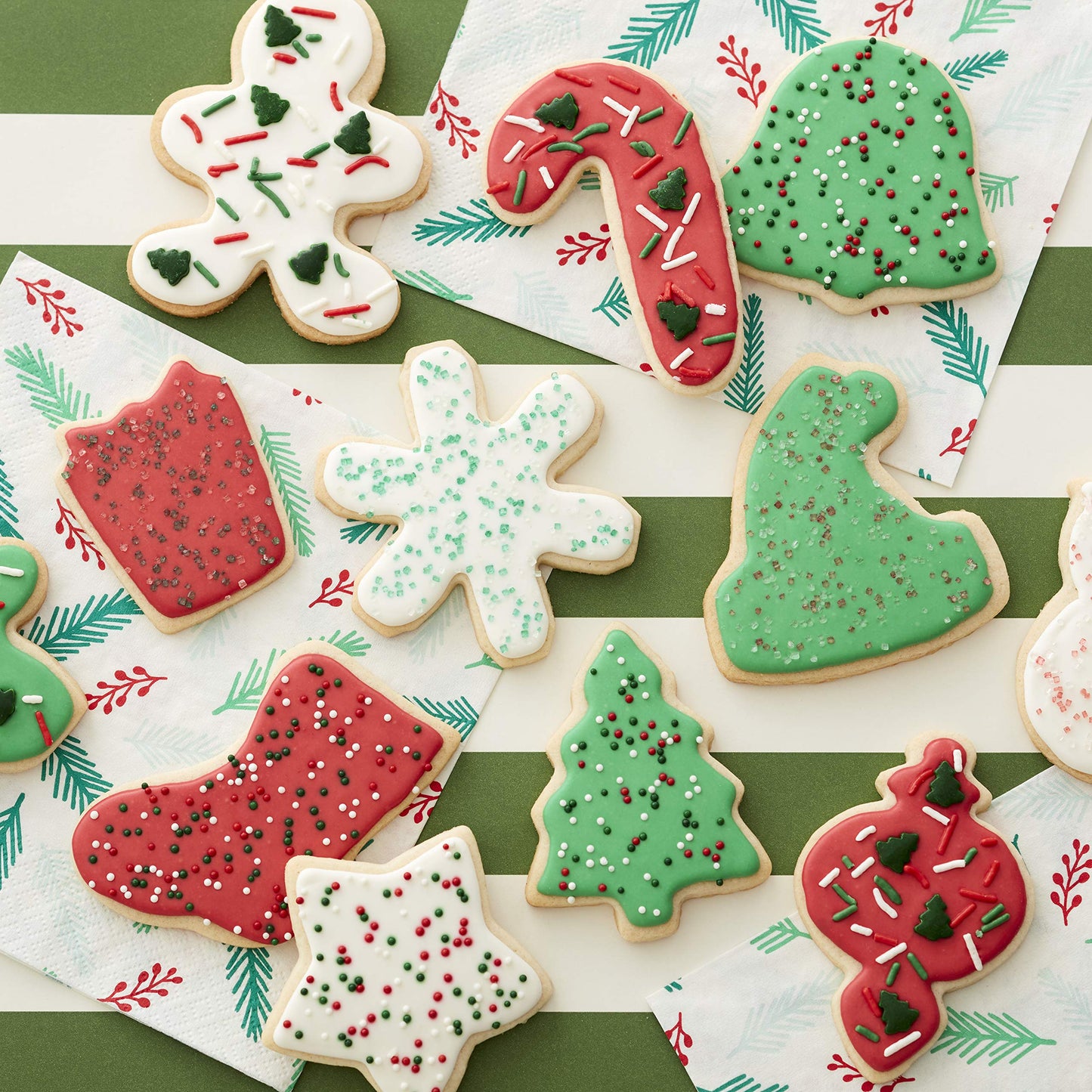 Wilton Christmas Cookie Metal Cookie Cutter Set with Tub, 40-Piece