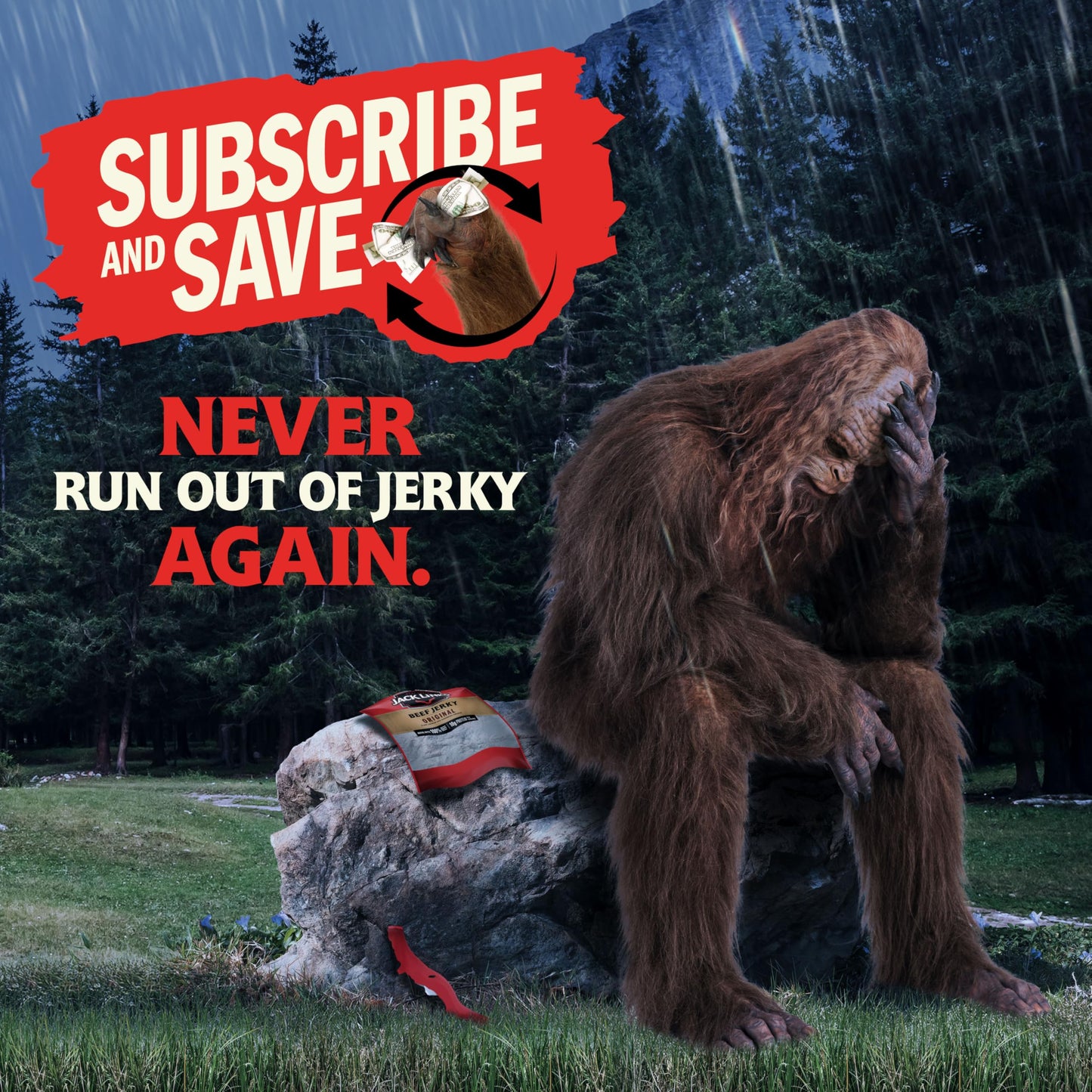 Jack Link's Beef Jerky Variety Pack - Includes Original and Teriyaki Jerky, Bulk Protein Snack Pack, Good Source of Protein, Meat Snacks Made with 100% Beef, Individual Bags - 1.25 Oz (Pack of 9)