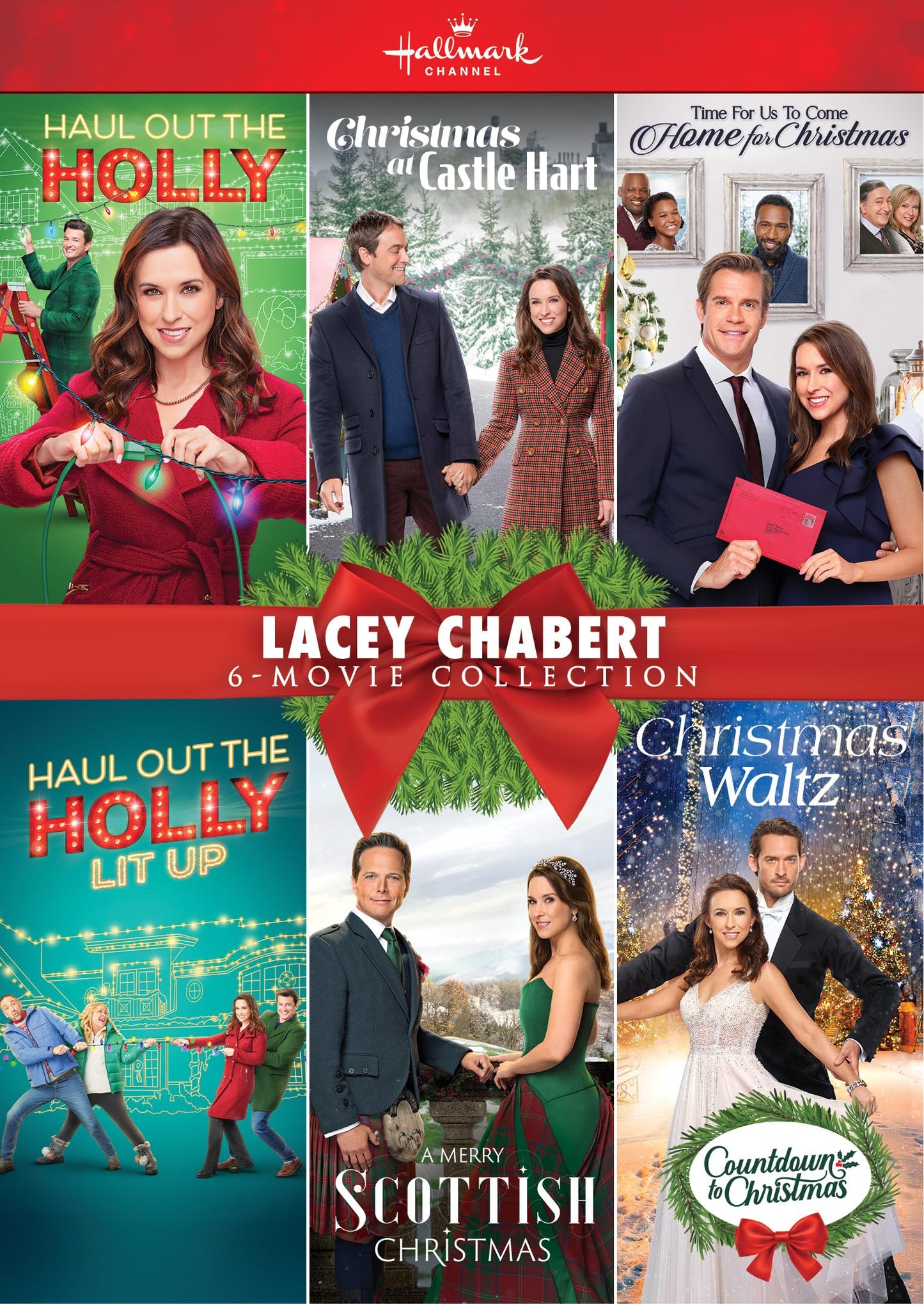 Lacey Chabert 6-Movie Christmas Collection 2 (Haul Out the Holly, Christmas at Castle Hart, A Merry Scottish Christmas, Christmas Waltz and more)